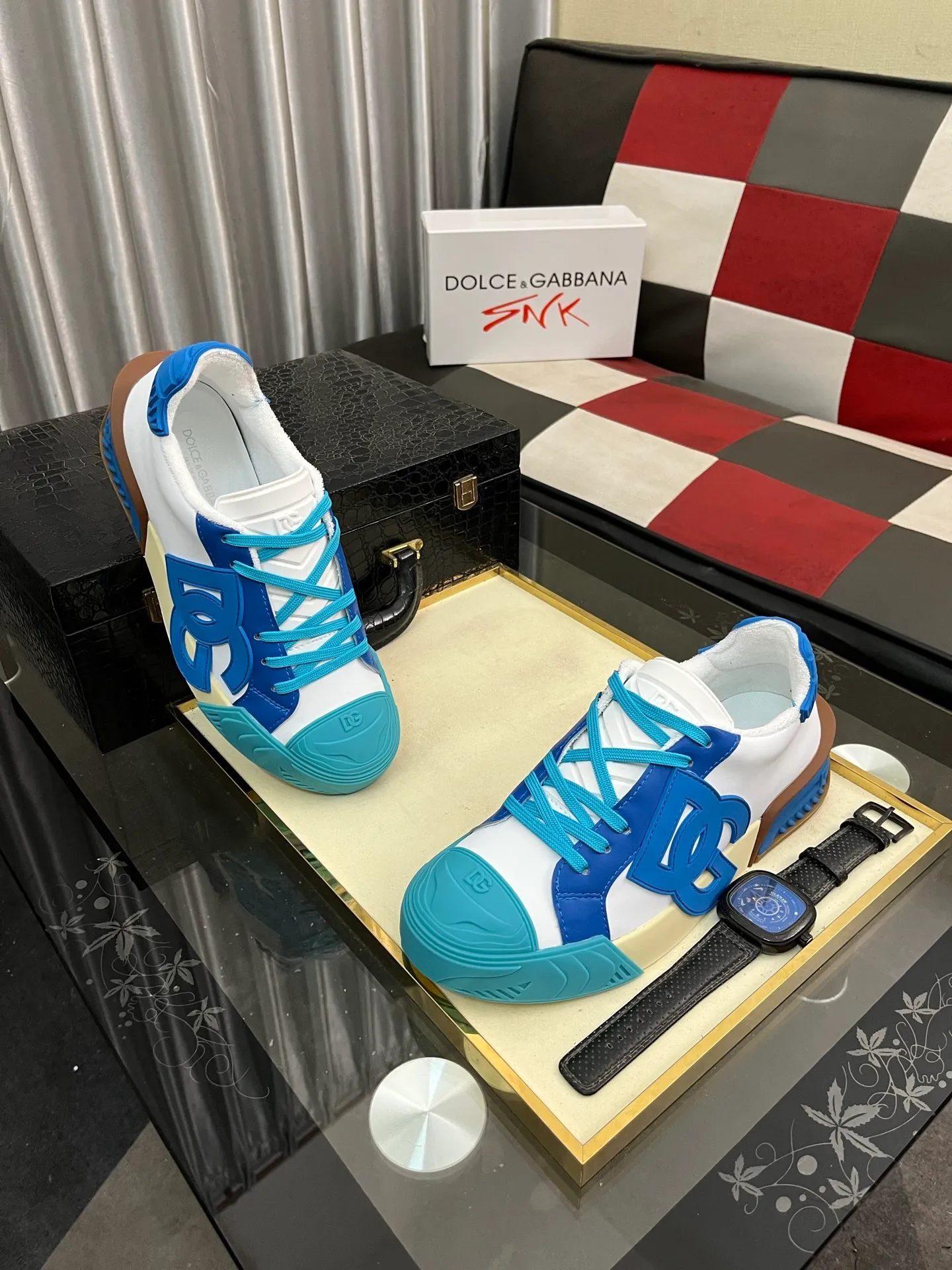Men's shoes💰500⌚️⌚️【DG】Latest official website high-top casual, men's shoes original quality imported cowhide➕Yangli [Proud] In terms of materials and workmanship, it beats all versions on the market💕Highest quality shipments. Real photos, imported fabrics highlight the unique charm of the brand😘The shoelaces are also original custom-made👻Classic lace-up shoes are very comfortable on the feet, and the sizes are 35-462⃣️Color options